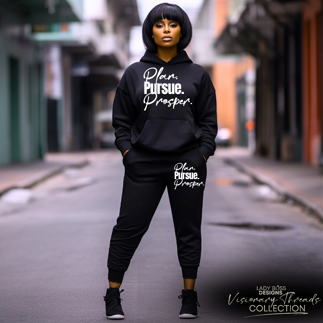 PLAN. PURSUE. PROSPER Jogger sets